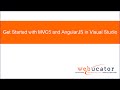 Get Started with MVC5 and AngularJS in Visual Studio