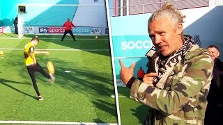 NEARLY TOP BINS! 😱| Plymouth Argyle fans take on the Soccer AM Volley Challenge
