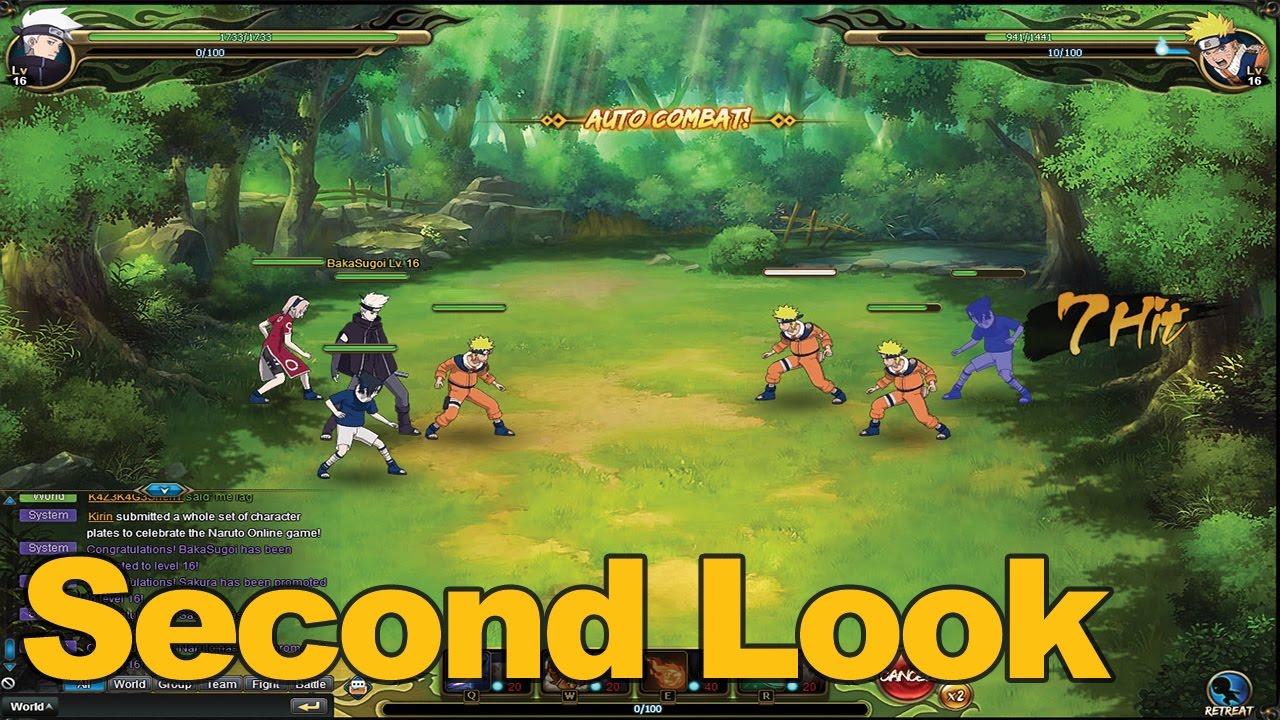 Naruto Online Gameplay Second Look - MMOs.com - YouTube