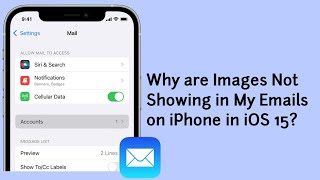 Why are Images Not Showing in My Emails on iPhone in iOS 15?