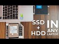 Use SSD & HDD together in any Laptop | Install SSD in any Laptop | Hindi #ssd+hdd