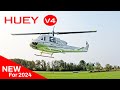 Flywing UH-1 Huey (White) Version 4 - Beginners will love this!