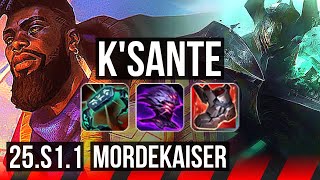 K'SANTE vs MORDEKAISER (TOP) | KR Grandmaster | 25.S1.1