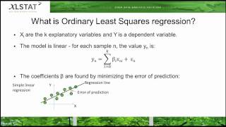 Ordinary Least Squares regression or Linear regression
