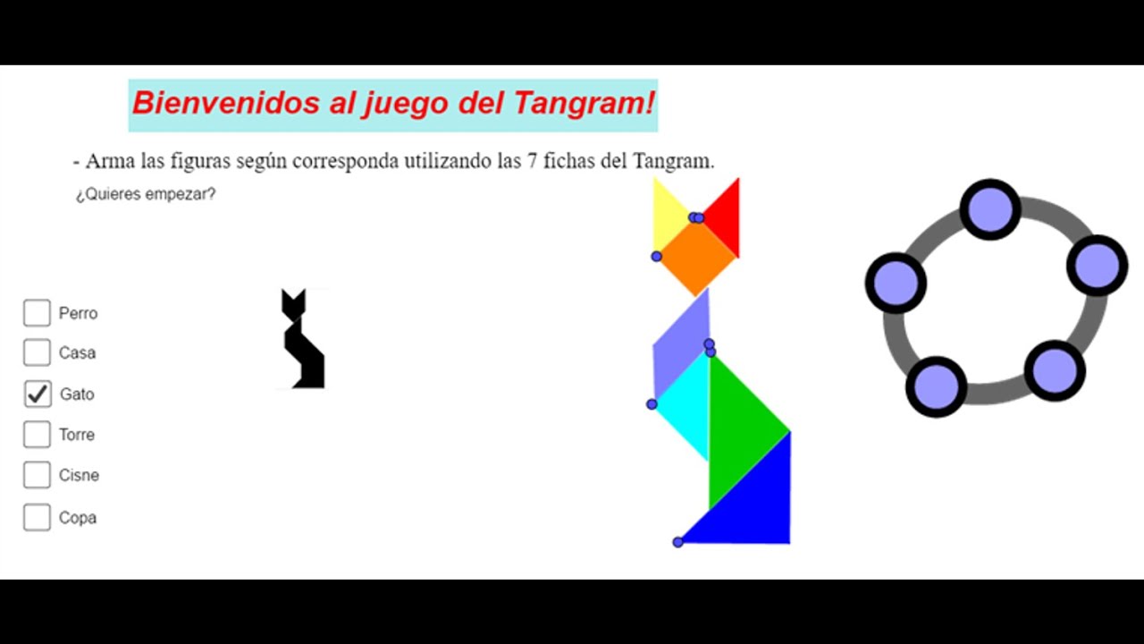 Tutorial De Tangram En Geogebra Clásico 6 (1ra Parte) - YouTube