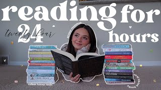 24 HOUR READING VLOG 🌈✨ reading viral tiktok books for over 24 hours straight!