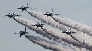 新田原基地航空祭2013 ブルーインパルス 田中隊長・堀口1尉ラストショー JASDF BlueImpulse