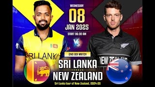 LIVE  New Zealand vs Sri Lanka, 2nd ODI Series:  Sri Lanka tour of New Zealand   Live Cricket Score