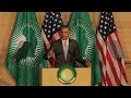 Obama gives first African Union address by US president