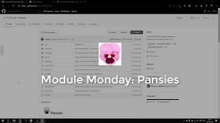 Module Monday: Pansies