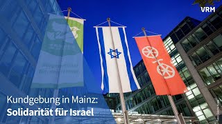 Kundgebung in Mainz: Solidarität mit Israel