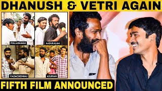 மீண்டும் இணையும் தனுஷ் - வெற்றிமாறன்! Vetrimaran \u0026 Dhanush Joins for the 5th Time | Vadivaasal