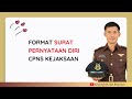 format u0026 contoh surat lamaran cpns kejaksaan surat pernyataan cpns kejaksaan 2023