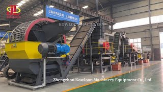 Automatic Tyre Recycling Plant Machine: Tire Shredder, Wire Separator, Rubber Granulator, Pulverizer