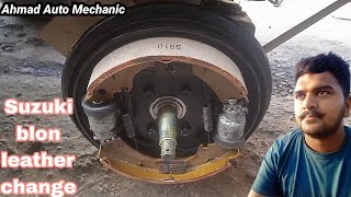 Suzuki bolan brake service || Suzuki bolan brake leader change || @Ahmad Auto Mechanical