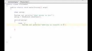 Java programming Tutorial - 15 - Switch statement continued