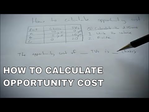 How to calculate opportunity costs How to calculate opportunity costs