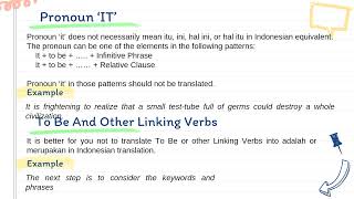 TRANSLATING GRAMMATICAL AND LEXICAL FEATURES