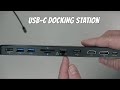 USB C Docking Station Dual Monitor Review - NewQ 12-in-1 Thunderbolt 3