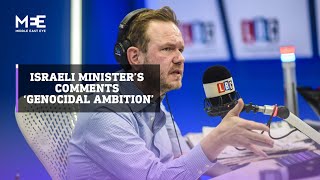 James O'Brien calls Israeli Finance Minister a 'terrorist' with 'genocidal ambitions'