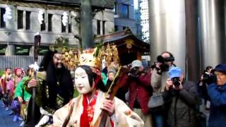 「虎ノ門金刀比羅宮」の「初こんぴら祭」[3](2014-01-10・虎ノ門駅近く)