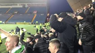 Kilmarnock 0-1 Celtic Fan celebrations