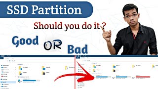 SSD Partition- Good OR Bad | Should you divide SSD? | HINDI