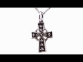 sterling silver celtic cross