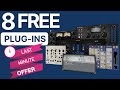 8 FREE PLUGINS LIMITED TIME iZotope’s Neutron Elements NI Ethereal Earth Plugin Alliance & Brainworx