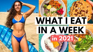 What I Eat In A Week To GET FIT In 2021 | My Workout Routine & Realistic New Year's Resolutions