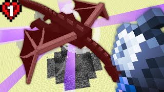 Minecraft'ta Ejderhaya Tek Attım | Hardcore 1