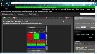 Autodesk Maya Tutorial (Installing a Mel Script - The Flipper)