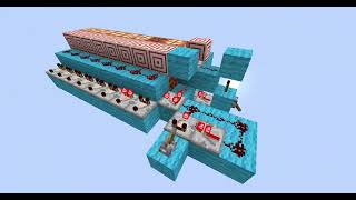 Minecraft Rapid 8GT, Synchronous, Bidirectional Redstone Binary Counter
