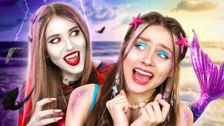 How to Become a Vampire! Mermaid vs Vampire