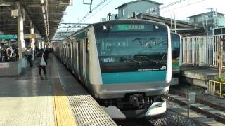 Ｅ２３３系１０００番台京浜東北線各停蒲田行き上野駅入線～発車その２