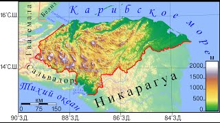 Гондурас на карте мира