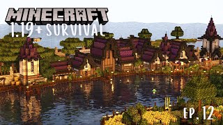 Mizunos Village Upgrade - Ep. 12 | Minecraft Fairycore Let's Play | Mizunos 16 Survival [Commentary]