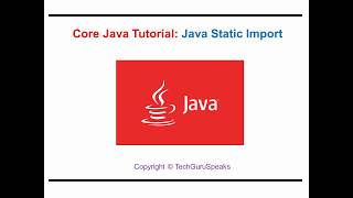 Core_Java_26 - Java Static Import