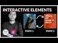 Make INTERACTIVE elements like a PRO - Elementor, Javascript JS Tutorial
