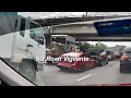 21oct2024 tpe chain collision lane 2 of the expressway lorry unable to stop in time & rear ended kia