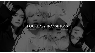 four simple transition ideas || alight motion pt. 1
