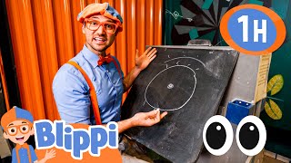 Blippi Plays and Draws at the Imagination Museum | Blippi | Moonbug Kids - Art for Kids 🖌️