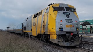 (Nice Driver) (Back To Back!) VIA 61 - 6433 With 909 Departing Oshawa