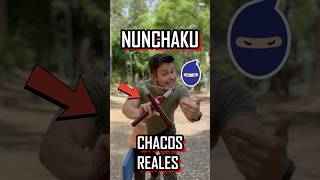 Los Chacos o Nunchakus #defensapersonal #artesmarciales #nunchaku #shorts