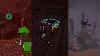 Beating Minecraft Without Leaving The Nether...