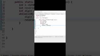 Reverse number in Java