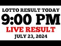 Lotto Result Today 9PM Draw July 23, 2024 PCSO LIVE Result