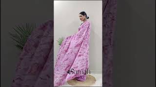 Samah Dyed, Ombre Bollywood Chiffon Saree  (Purple)