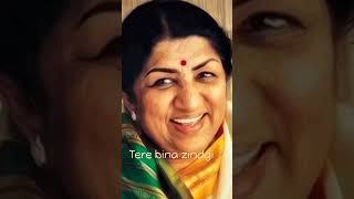 tere bina zindgi se koi #songs #old #sukoon #trending #viral #latamangeshkar