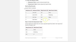 Part 1: Python SQLite Database Design